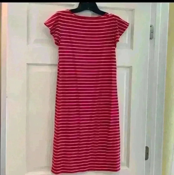 🌻WHITE HOUSE BLACK MARKET FLOUNCE-SLEEVE STRIPE KNI - Picture 5 of 8